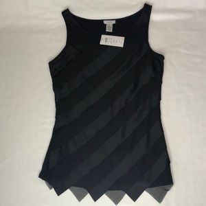 2 for $13 Cache Black Silk Tank top